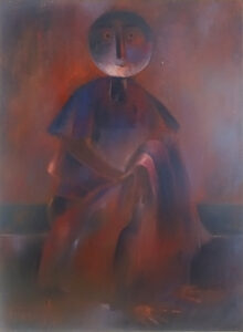 Mujer contemplando | Antún Kojtom