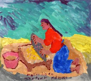 Grinding the nixtamal | Manuel Guzmán