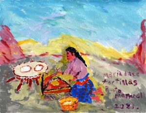 María hace tortillas | Manuel Guzmán